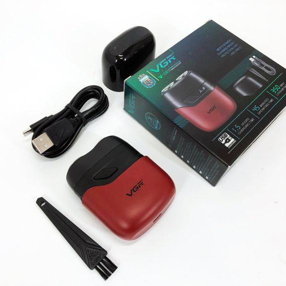 Професійна бритва з акумулятором VGR, Професійна електробритва бритва для чоловіків FM-59 | Зображення 8