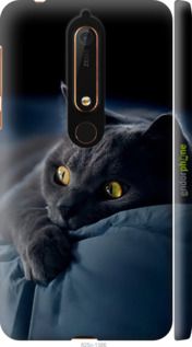 Чохол на Nokia 6 2018 Димчастий кіт "825m-1386-2448"