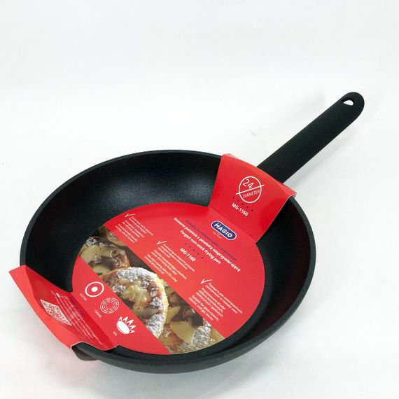 Антипригарная сковорода для индукционной плиты MAGIO MG-1160 24 см, Сковорода удобная LN-348 на кухню | Зображення 2