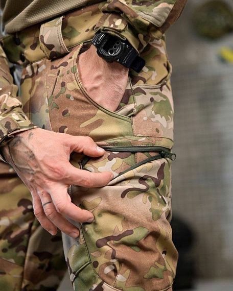 Тактичні штани софтшел DRAFT висока талія мультикам ВТ76567 | Зображення 6