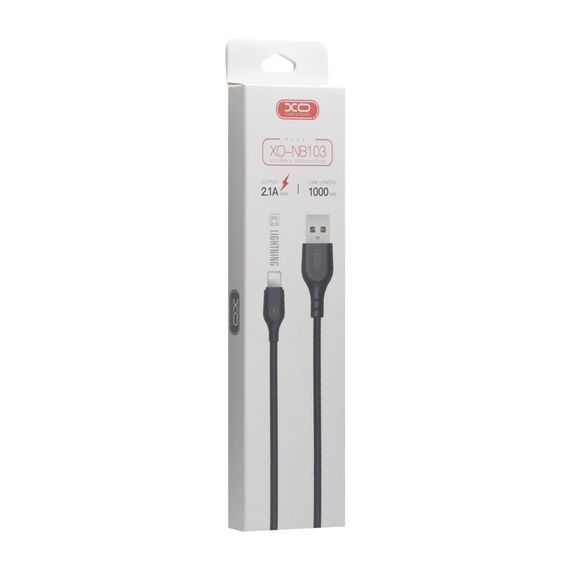 Кабель USB XO NB103 Lightning Колір Бiлий | Зображення 3