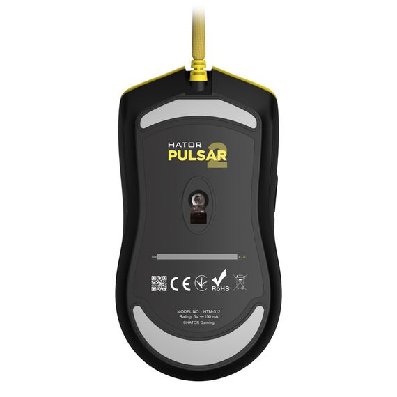 Мишка Hator Pulsar 2 USB Yellow (HTM-512) | Зображення 4