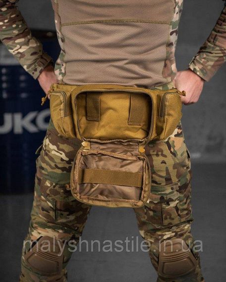 Тактическая сумка на пояс MILITARY RANGERS кайот ВТ7592 | Зображення 8