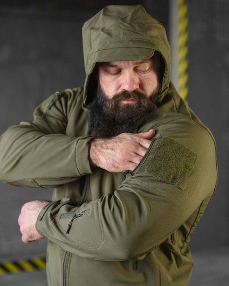Тактичний костюм софтшов softshell олива ВТ7949 | Зображення 3