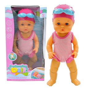 Лялька Плаваюча Інтерактивна Для Ванної Шарнірні Ніжки Swimming Doll Дівчинка Плавчиха 33 см