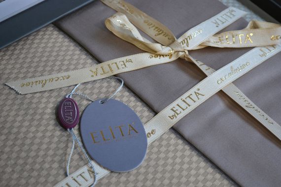 Постельное белье Elita Exclusive Jacquard Bamboo 200 х 220 см Vizon | Зображення 3