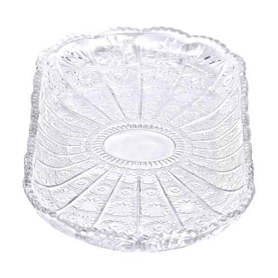 Сервірувальне блюдо для подачі закусок 33.5х15х2 см скляне овальне HP-YH-25 | Зображення 4