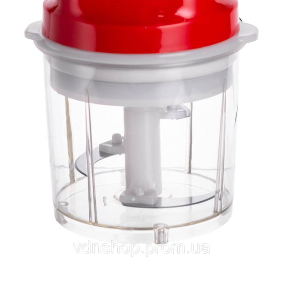 Чоппер измельчитель с чашей на 0.7 л кухонный электрический 250 Вт Sokany SK-06009R | Зображення 4