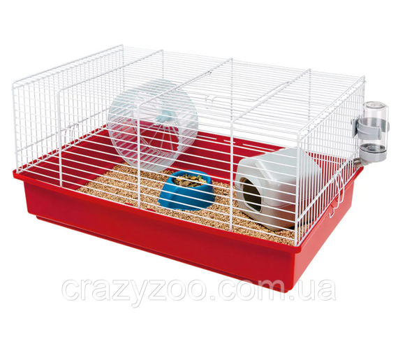 Клітка для гризунів Ferplast Criceti 9 Bianca-Rosso червона 36486