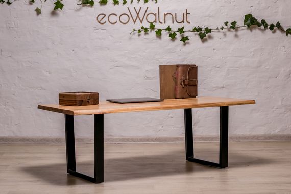 Кофейный стол для посиделок EcoWalnut с живыми краями M (сосна) | Зображення 6