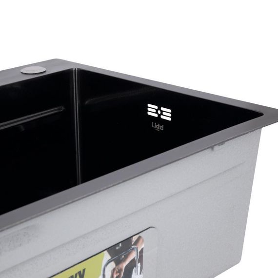 Lidz Handmade H7545B Мойка для кухни интегрированная Decor Black PVD Honeycomb 3,0/1,0 мм LDH7545BDECPVD48373 | Зображення 6