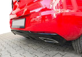 Задня нижня накладка HB (під фарбування) для Opel Astra K 2016↗