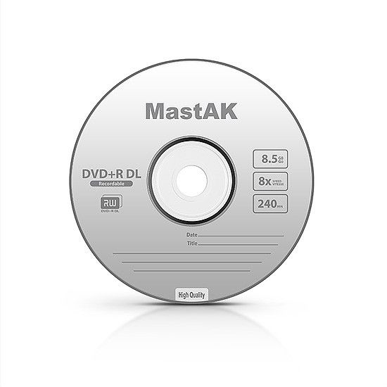 Диски двухслойные MastAK DVD+R DL 8.5GB (25шт.) | Зображення 1