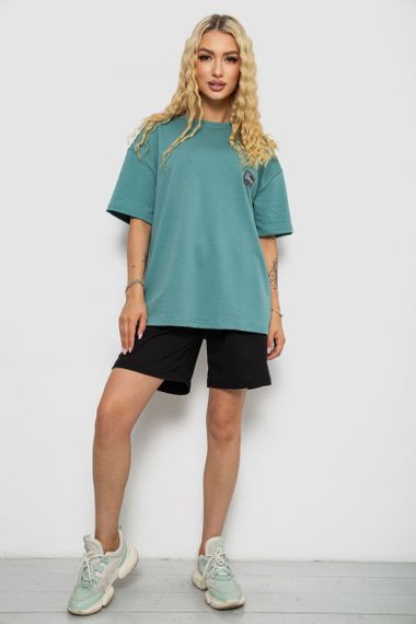 Костюм женский повседневный, цвет оливковый, 241R5004-2 | Зображення 1