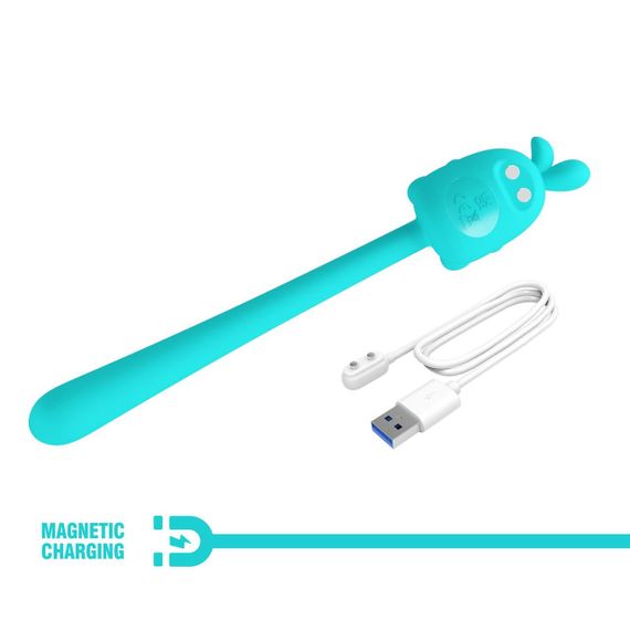 Вибратор CUTE BUNNY, Flirting Stick, 7 vibration functions, Magnetic USB charging Sex Aura | Зображення 9