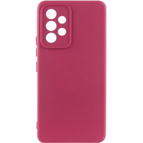 Чохол Silicone Cover Lakshmi Full Camera (AAA) для Samsung Galaxy A73 5G, Бордовый