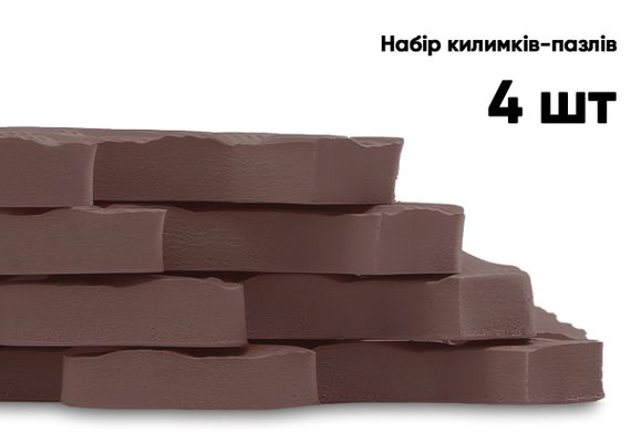 Татамі мат EasyFit SwallowTail (60х60 см) пазл ластівчин хвіст коричневий (EF-1950-BN) | Зображення 3