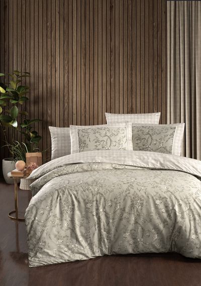 Постільна білизна La Romano Premium Satin 200×220 Dema Beige