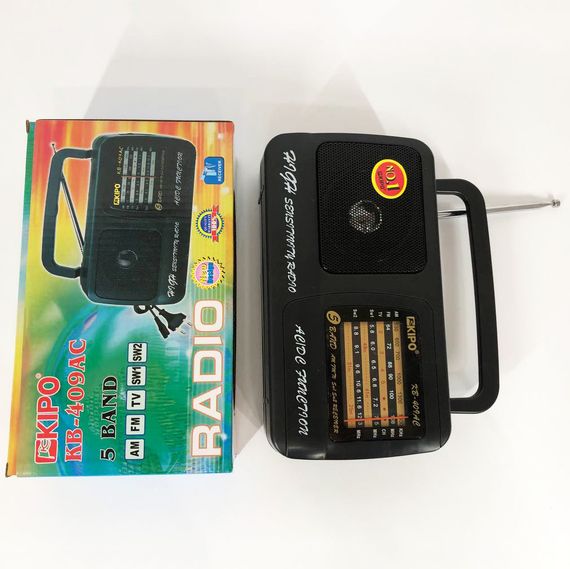 Радіоприймач Kipo KB-409AC потужний радіо FM c usb живлення від батареї R20 або від мережі | Зображення 6