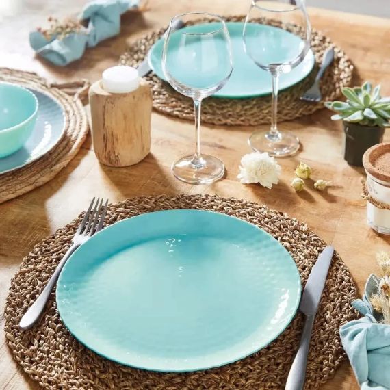 Столовий сервіз Luminarc Pampille Turquoise Q6154, 18 предметів, на 6 персон | Зображення 5