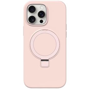 Чохол Silicone Case Full Protective NO LOGO with Ring для Apple iPhone 13 Pro Max (6.7") Pink