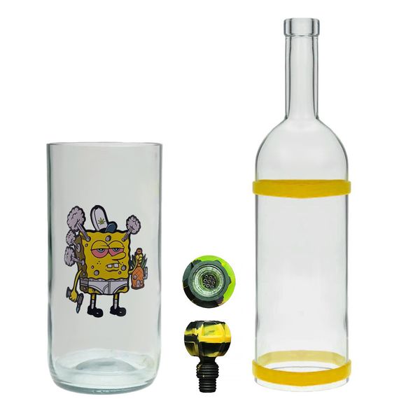 Кальян Водный Из Стекла Для Курения "SpongeBob" | Зображення 2