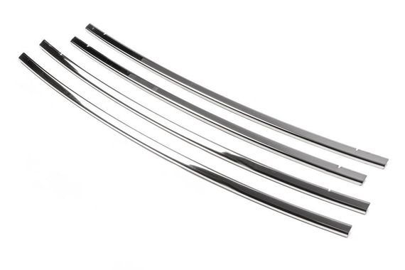 Накладка на решетку радиатора (4 част, нерж.) OmsaLine - Итальянская нержавейка для Citroen Nemo 2008↗ гг. | Зображення 3