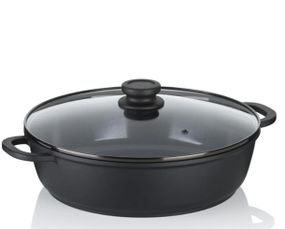 Сотейник с крышкой KELA Atura 15167 32 см 5 л черный