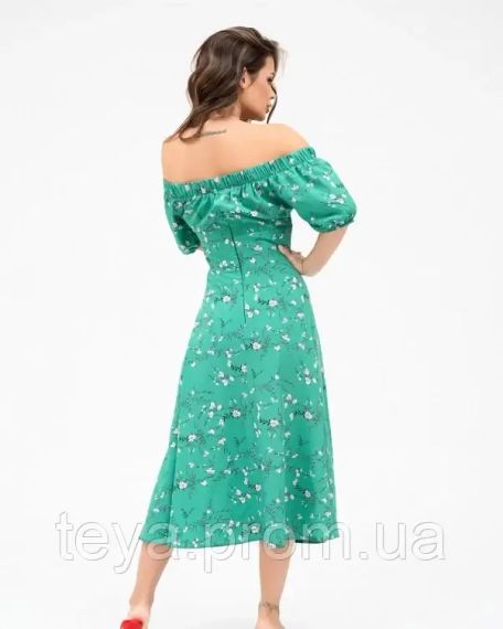 Платье для женщин цвет зеленый размер XXL FI_007352 | Зображення 2