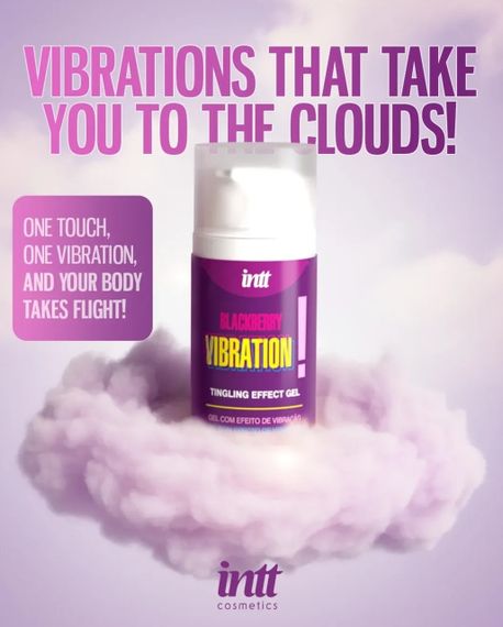 Рідкий вібратор Intt Vibration Blackberry з ароматом ожини, 15 мл Sex Aura | Зображення 1