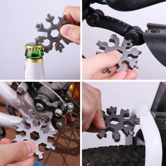 Универсальный инструмент многофункциональный мультитул SNOWFLAKE LD-396 WRENCH TOOL | Зображення 2