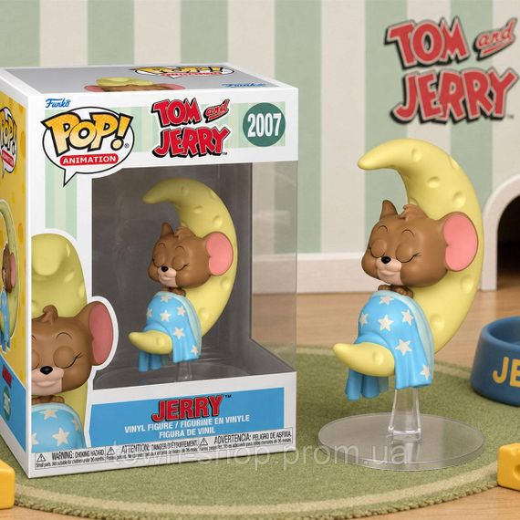 Игровая фигурка Funko POP! серии Том и Джерри S4 - Джерри на сырной луне | Зображення 2