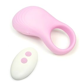 Ерекційне віброкільце Sweet Em з пультом, рожевий, 8.5 х 4.5 см Sex Aura