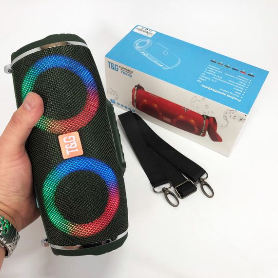 Блютуз-колонка з usb-портом TG642, Акумуляторна bluetooth колонка, Колонка з акумулятором FV-61 | Зображення 9