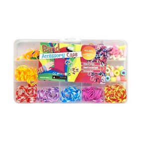 Набор резинок для плетения браслетов 037-158 в пластиковом боксе