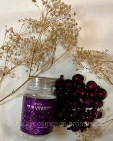 Фіолетові капсули для відновлення волосся , вітамінні 30 шт