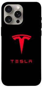 Чохол з картинкою Tesla для Apple iPhone 15 Pro Max (6.7")