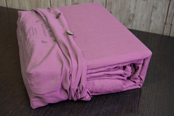 Постільна білизна Golden Colors Stonewashed 200 х 220 см Purple (перероблена бавовна) | Зображення 1