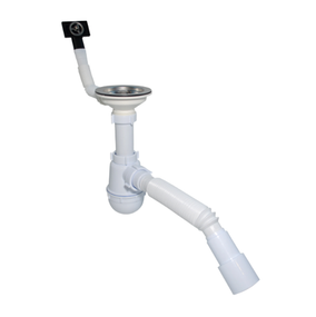Сифон 3 1/2" d40мм з переливом з гофротрубою Waterstal