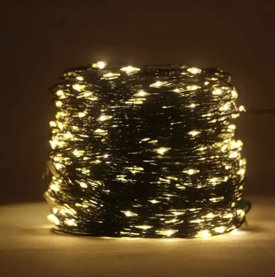 Гірлянда Роса нитка 500 LED, довжина 50 м з пультом, зелений, теплий XPRO (47724-717_377) | Зображення 9