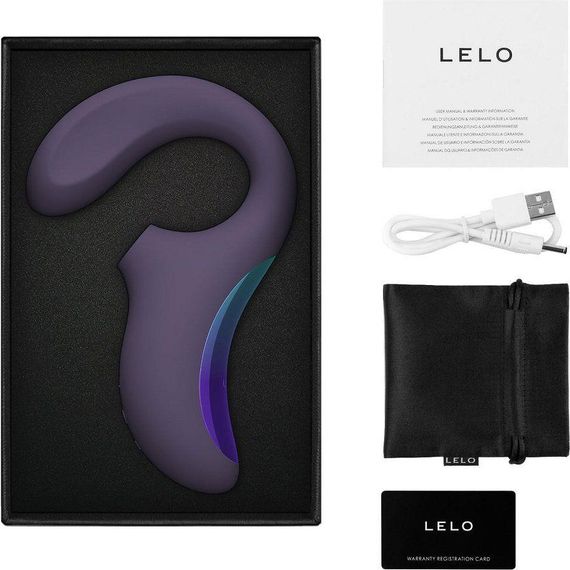 Кліторально-вагінальний звуковий стимулятор LELO Enigma WAVE Cyber Purple, 3 типи стимуляції Sex Aura | Зображення 4
