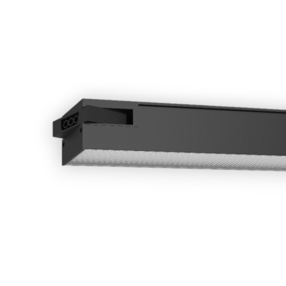 LED светильник линейный магистральный поворотный VIDEX BNL02 24W 0.6М 5000K 220V Black | Зображення 7