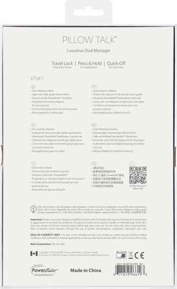 Розкішний вібратор-кролик Pillow Talk - Kinky Teal з кристалом Сваровські, потужний sexstyle | Зображення 9