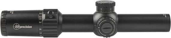Приціл оптичний XD Precision Black-C.Q.B F2 1-6x24 сітка BDC | Зображення 1