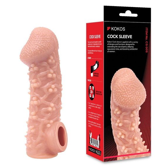Насадка на член Kokos Cock Sleeve CS 009 S Sex Aura | Зображення 1