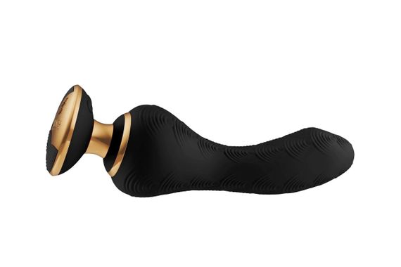 Вібратор для точки G Shunga Sanya Black, гнучкий стовбур Sex Aura | Зображення 1