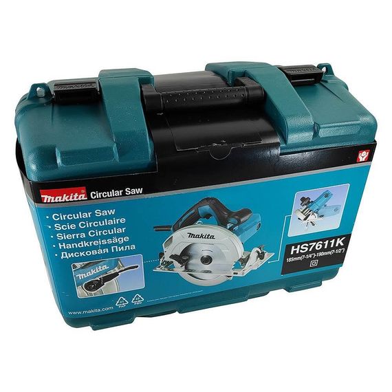 Пила дискова ручна Makita HS7611K (185 мм, 5500 хв-1, 65 мм, 1600 Вт) | Зображення 6
