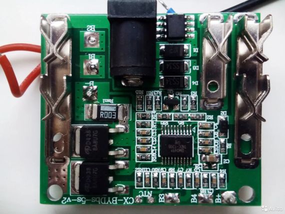 BMS Li-ion 5S 18/21 V 35A плата шуруповерта TNDC-T20B | Зображення 1