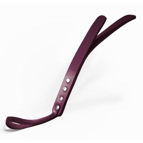Падл двошаровий Feral Feelings Leather Mini Paddle Burgundy, натуральна шкіра, burgundy Sex Aura
