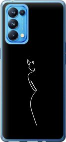Чехол на Oppo Reno5 Pro Силуэт1 "4590u-2239-17620"